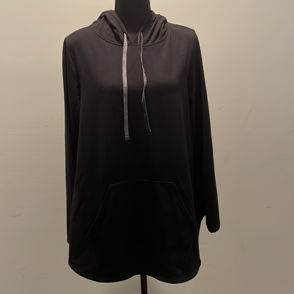 LIVI Pullover Sweatshirt Hoodie Size 10/12 Black ActiveWear Streetwear OuterWear